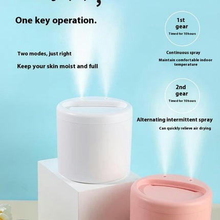 USB Double Spray Humidifier Home Bedroom Desktop Large Spray Air Purifier