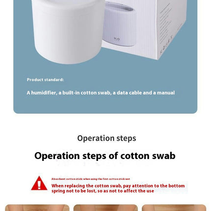 USB Double Spray Humidifier Home Bedroom Desktop Large Spray Air Purifier