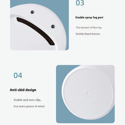 USB Double Spray Humidifier Home Bedroom Desktop Large Spray Air Purifier