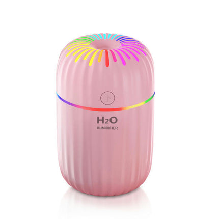 USB Mini Humidifier - Home Desktop Bedroom Office Car Colorful Marquee Humidifier
