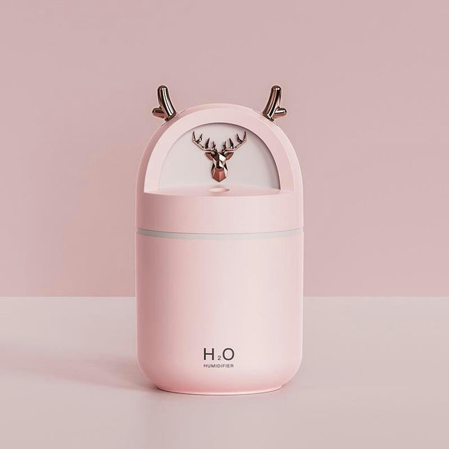 Home Desktop USB Antler Humidifier Bedroom Office Large Spray Air Humidifier