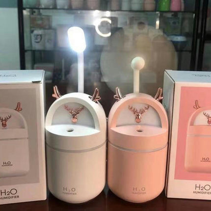 Home Desktop USB Antler Humidifier Bedroom Office Large Spray Air Humidifier