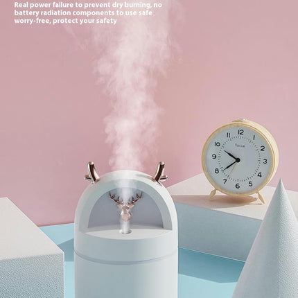 Home Desktop USB Antler Humidifier Bedroom Office Large Spray Air Humidifier