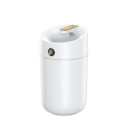 Large Capacity Double Spray Humidifier-Home Bedroom Office Night Light Digital Display Humidifier