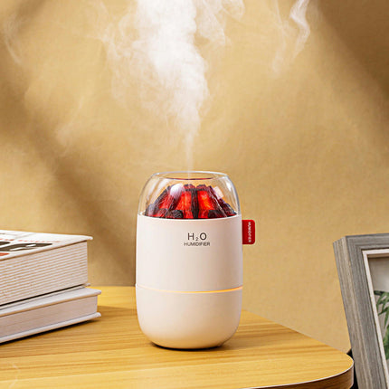 Simulation Charcoal Fire Humidifier-Large Fog USB Atmosphere Light Home Bedroom Silent Humidifier