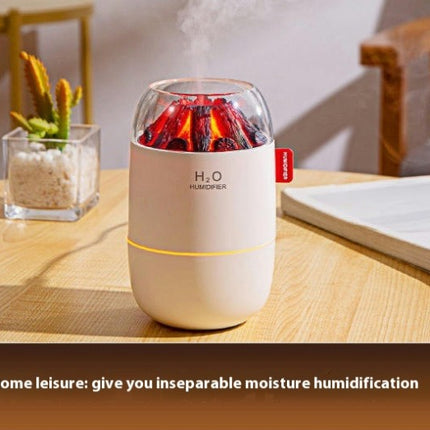 Simulation Charcoal Fire Humidifier-Large Fog USB Atmosphere Light Home Bedroom Silent Humidifier