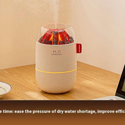 Simulation Charcoal Fire Humidifier-Large Fog USB Atmosphere Light Home Bedroom Silent Humidifier