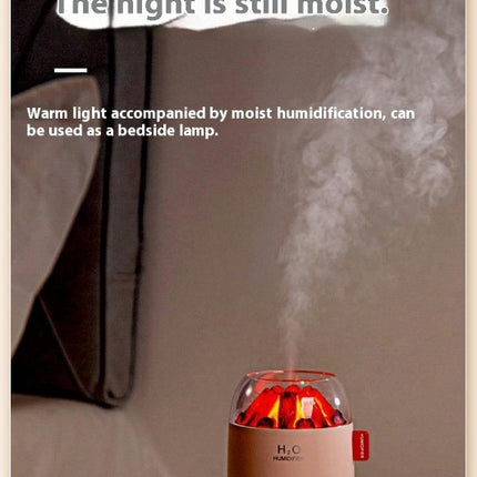 Simulation Charcoal Fire Humidifier-Large Fog USB Atmosphere Light Home Bedroom Silent Humidifier
