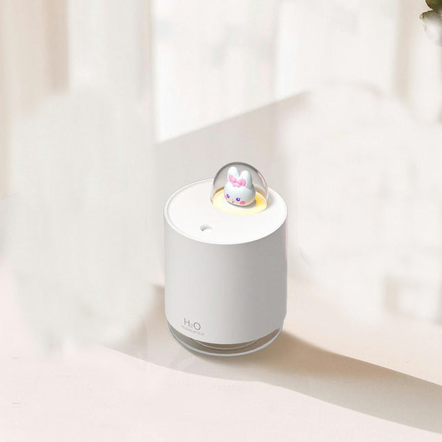 Rabbit Humidifier Aromatherapy Air Purifier Home Desktop Atomizer Night Light Silent Humidifier