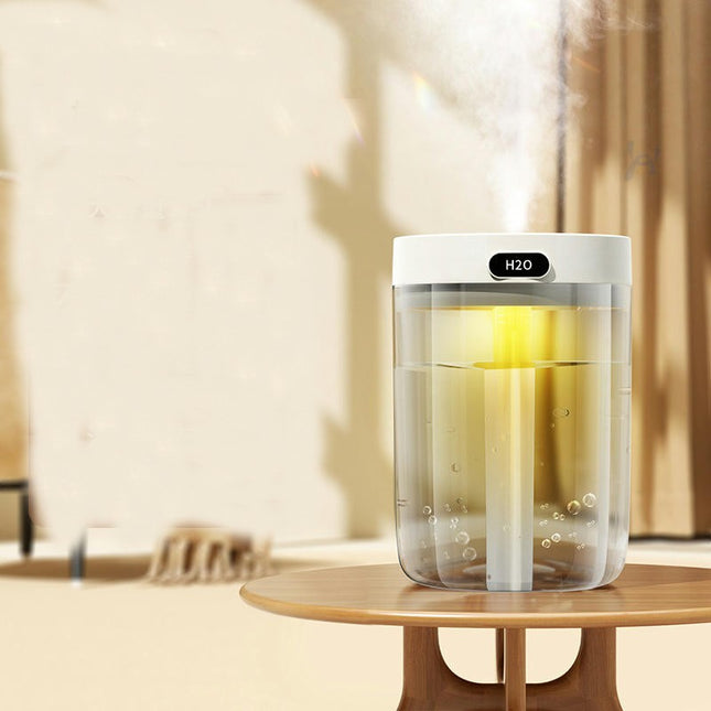 Large Capacity Double Spray Humidifier Home Bedroom Desktop USB Silent Humidifier