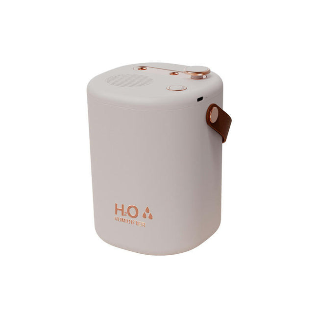 Double spray humidifier-home bedroom desktop atmosphere night light spray USB air purifier