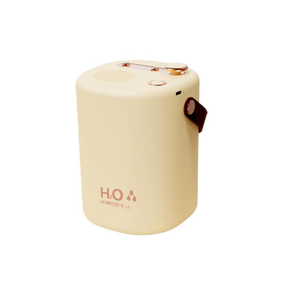 Double spray humidifier-home bedroom desktop atmosphere night light spray USB air purifier