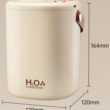 Double spray humidifier-home bedroom desktop atmosphere night light spray USB air purifier