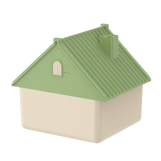 Cute House Humidifier, 1L Cool Mist Humidifers, USB Air Humidifer with Night Light