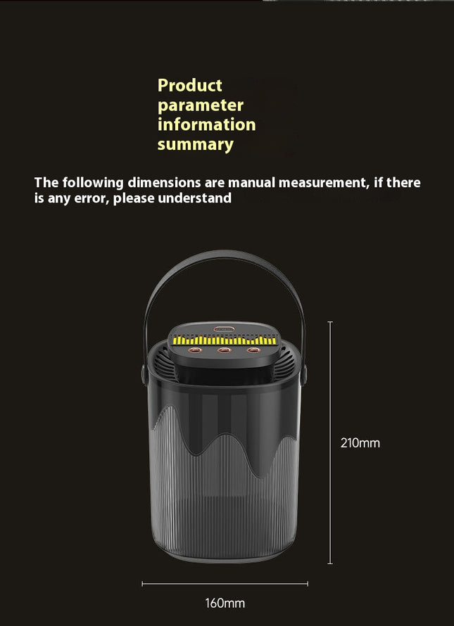 Atmosphere Humidifier-3L Large Capacity 3 Spray Humidifier Desktop Office Bedroom Humidifier