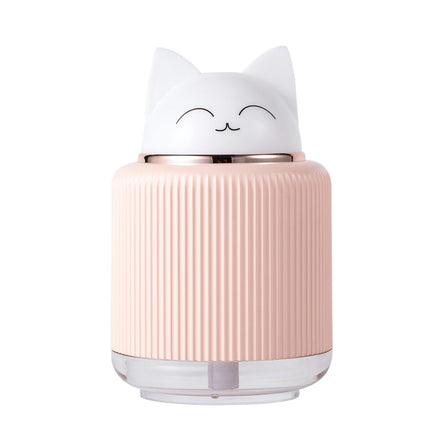 Mini Humidifier, Cute Cat Shape Humidifier, Personal Desktop Humidifier for Car Office Room Bedroom