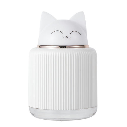 Mini Humidifier, Cute Cat Shape Humidifier, Personal Desktop Humidifier for Car Office Room Bedroom