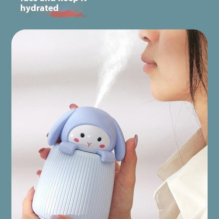 Cute Mini Bunny Humidifier - Large Fog Moisturizing Device Car USB Aromatherapy Machine