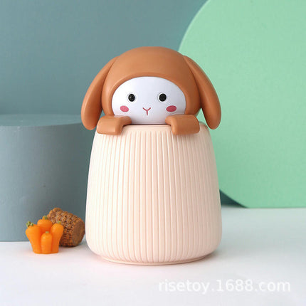 Cute Mini Bunny Humidifier - Large Fog Moisturizing Device Car USB Aromatherapy Machine