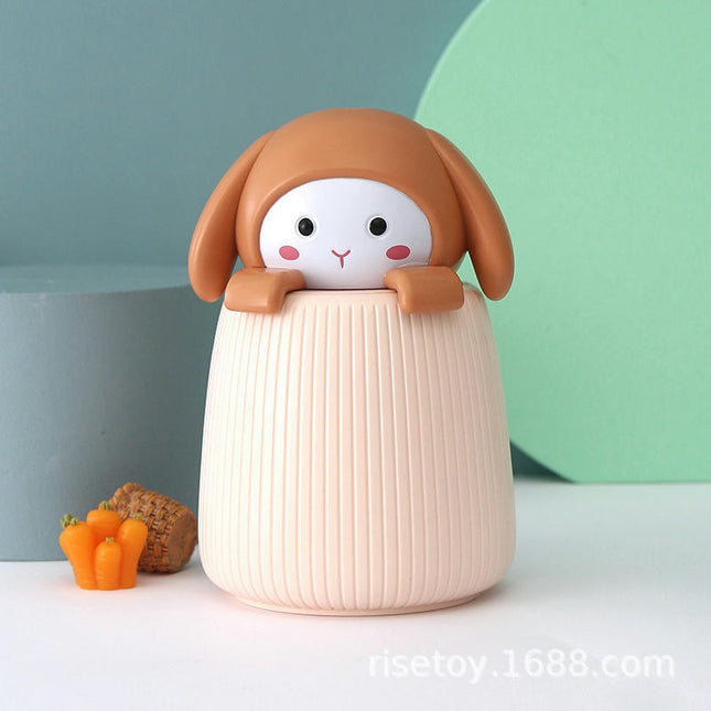Cute Mini Bunny Humidifier - Large Fog Moisturizing Device Car USB Aromatherapy Machine