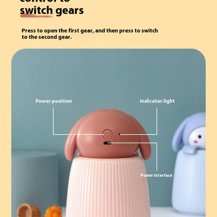 Cute Mini Bunny Humidifier - Large Fog Moisturizing Device Car USB Aromatherapy Machine