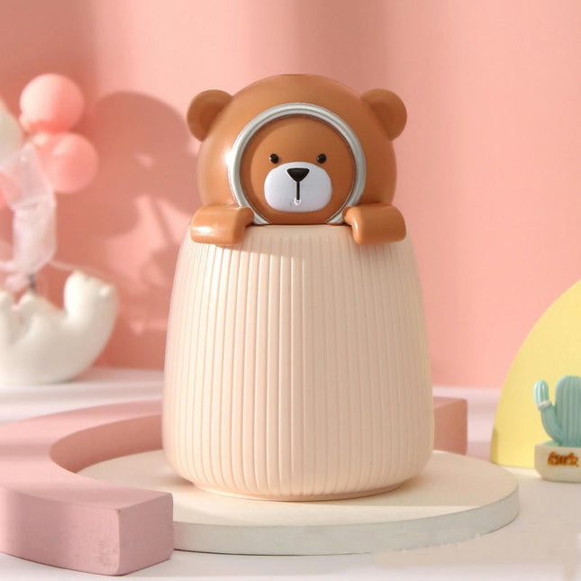Portable Humidifier - Cute Papa Bear Spray Hydration Device USB Rechargeable Small Humidifier