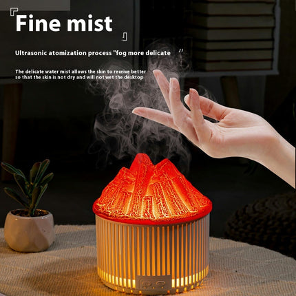 Simulation Charcoal Fire Humidifier-Home Desktop Office Flame Aromatherapy Humidifier