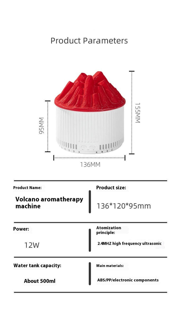 Simulation Charcoal Fire Humidifier-Home Desktop Office Flame Aromatherapy Humidifier