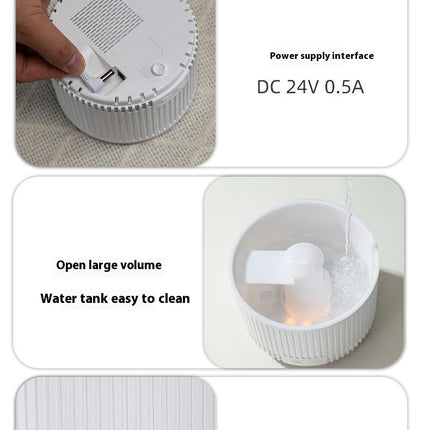 Simulation Charcoal Fire Humidifier-Home Desktop Office Flame Aromatherapy Humidifier