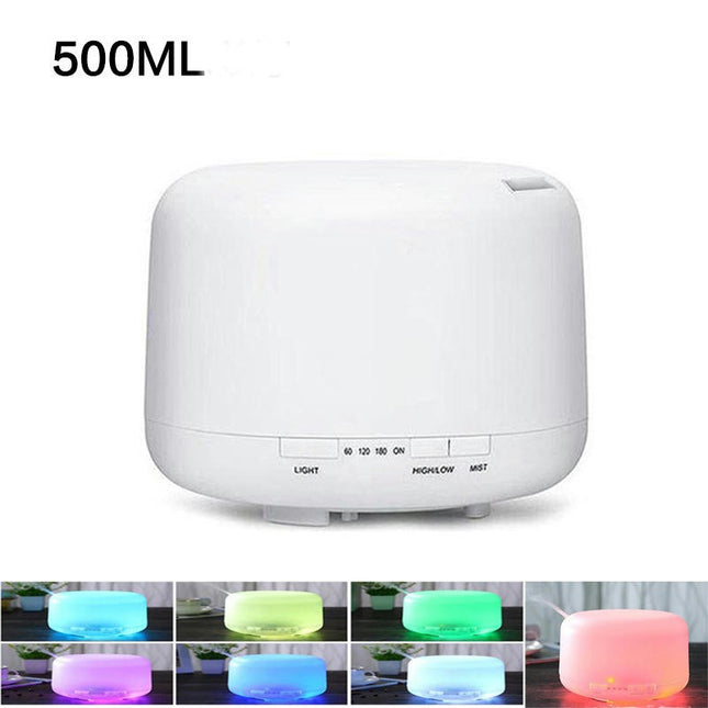 500ml Essential Oil Diffuser Ultrasonic Aromatherapy Fragrant Oil Humidifier