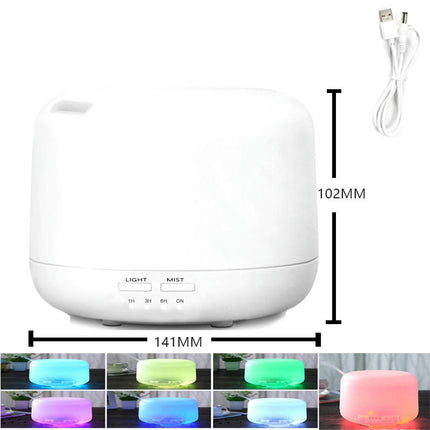 500ml Essential Oil Diffuser Ultrasonic Aromatherapy Fragrant Oil Humidifier