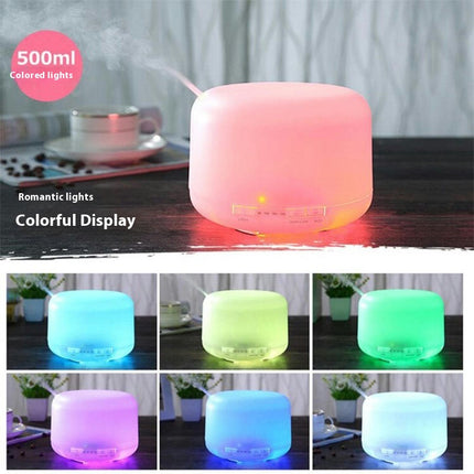 500ml Essential Oil Diffuser Ultrasonic Aromatherapy Fragrant Oil Humidifier
