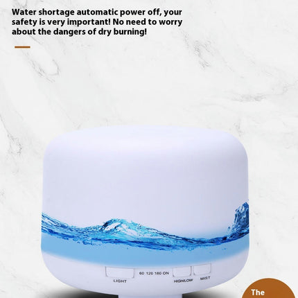 500ml Essential Oil Diffuser Ultrasonic Aromatherapy Fragrant Oil Humidifier