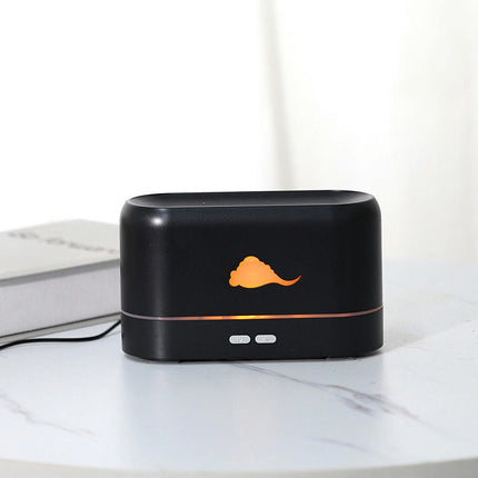 Ultrasonic Flame Humidifier Home Bedroom Silent Aromatherapy Machine