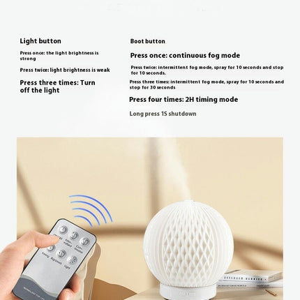 Moon Aromatherapy Humidifier-Essential Oil Spray Atmosphere Light Warm Light Bedroom