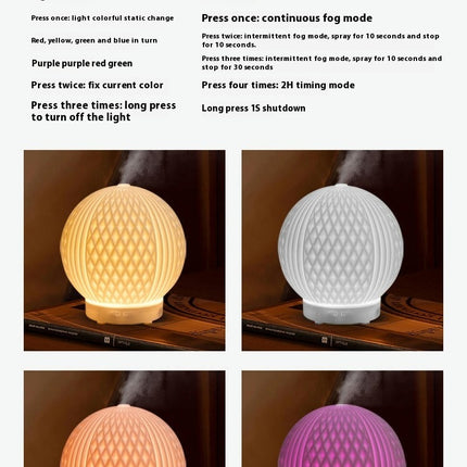 Moon Aromatherapy Humidifier-Essential Oil Spray Atmosphere Light Warm Light Bedroom