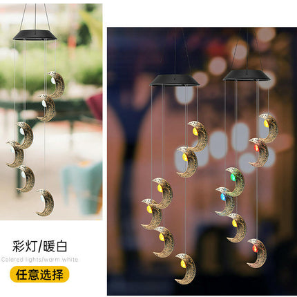 Solar Wind Chimes Lights Waterproof Wind Chimes Solar Powered Lights for Yard Garden Decoration