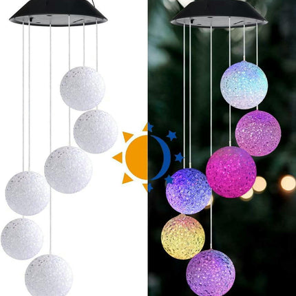 Solar Wind Chimes Lights Waterproof Wind Chimes Solar Powered Lights for Yard Garden Decoration