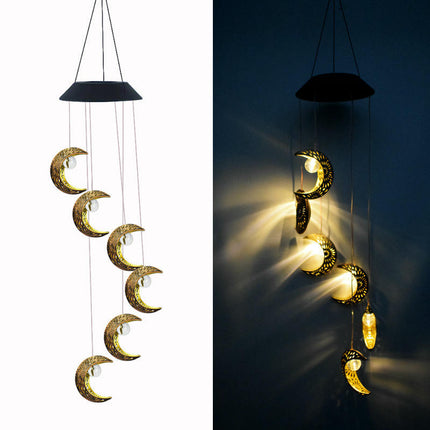 Solar Wind Chimes Lights Waterproof Wind Chimes Solar Powered Lights for Yard Garden Decoration