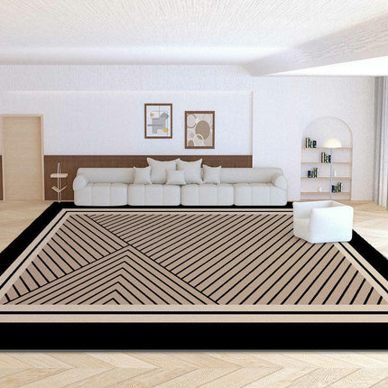 Abstract Lines Area Rug, Modern Rug for Living Room, Bedroom, Dining Room