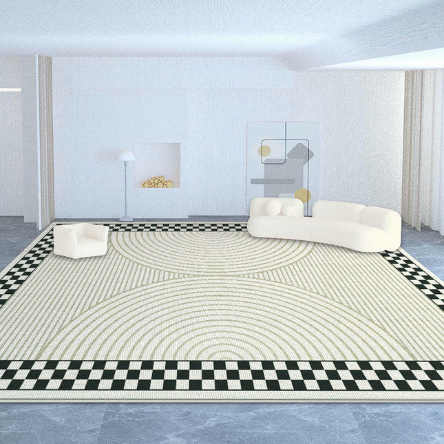 Geometric Large Floor Rugs Indoor Area Rug for Living Room Checkered Rugs And Carpet