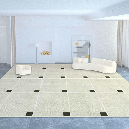Geometric Large Floor Rugs Indoor Area Rug for Living Room Checkered Rugs And Carpet