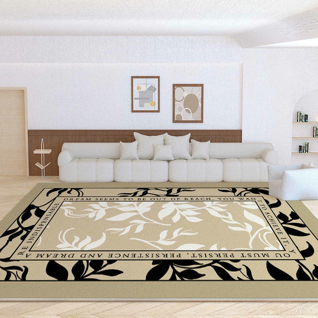 Flowers Area Rug,Art Indoor Non Slip Print Rugs,Washable Carpet for Living Room