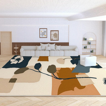 Flowers Area Rug Soft Washable Carpet for Indoor Bedroom Living Room Office Decor Rug