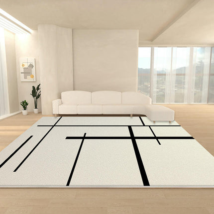 Low-Pile Floor Carpet for Contemporary Home Decor Indoor Area Rug Carpet for Living Room