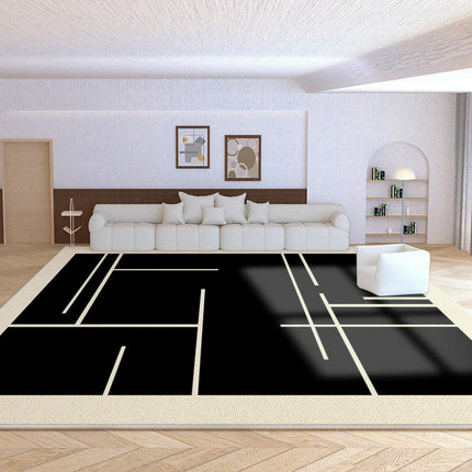 Light Luxury Area Rug Non-Slip Carpets for Indoor Home Decor Living Room Low-Pile Carpet
