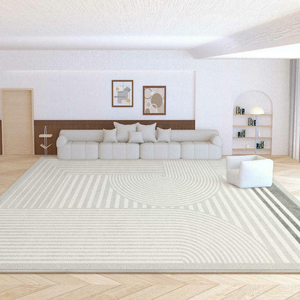 Modern Minimalist Home Decor Area Rug Washable Low Pile Non-Slip Carpet