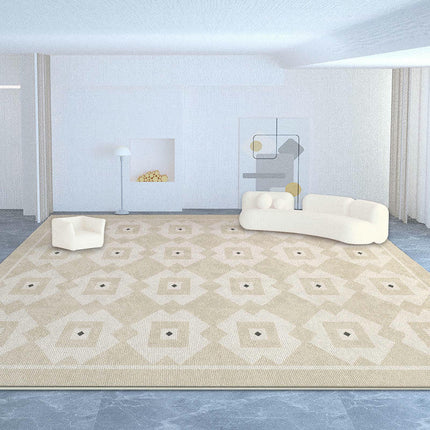 Modern Area Rug Large Floor Rugs Cream Carpet for Indoor Living Room Home Decor