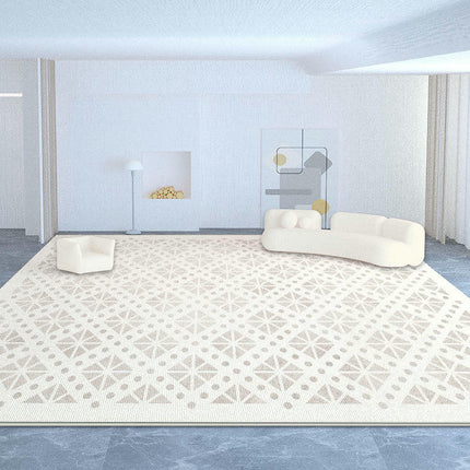 Modern Area Rug Large Floor Rugs Cream Carpet for Indoor Living Room Home Decor 1