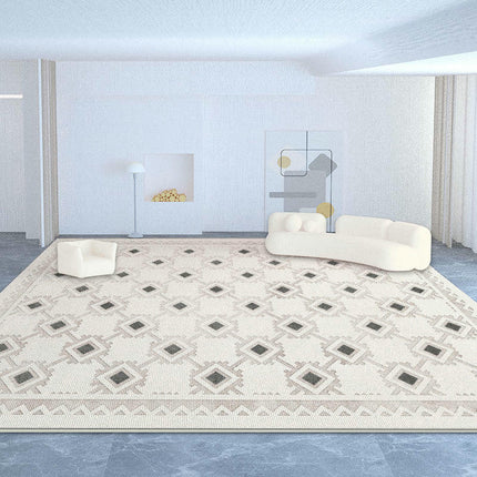 Modern Area Rug Large Floor Rugs Cream Carpet for Indoor Living Room Home Decor 1